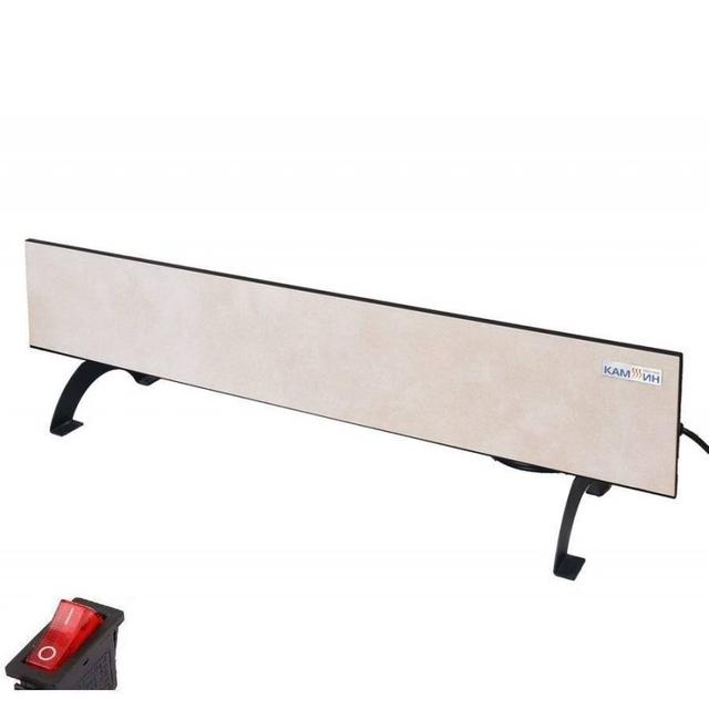 ™Кам-ін Eco-heat-baseboard 700 колір - бежевий, управління - кнопка вкл./відкл.